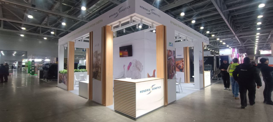 Hendrix Genetics - застройка стенда по дизайну заказчика