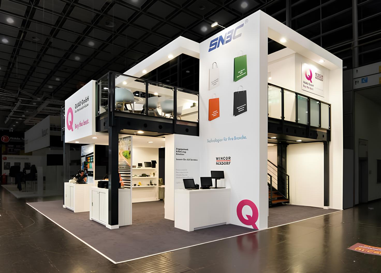 Двухэтажные выставочные стенды